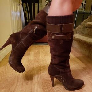 Guess brown leather / suede boots